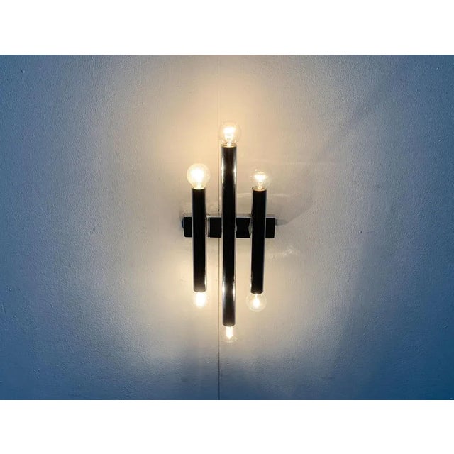 Mid-Century Space Age Chrome Wall Lamp For Sale - Image 14 of 18