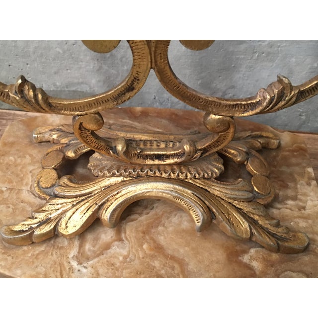 French Louis XVI Style '19th Century' Three Scroll Arm Candelabras - a Pair For Sale In Miami - Image 6 of 13
