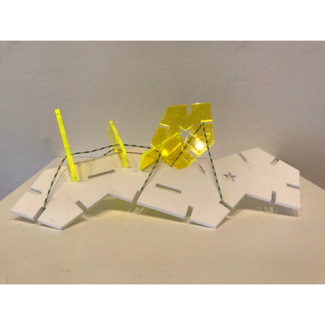 Contemporary Three Dimensional Light Sculpture by Franz Betz, “Green Park Ride” For Sale - Image 3 of 5