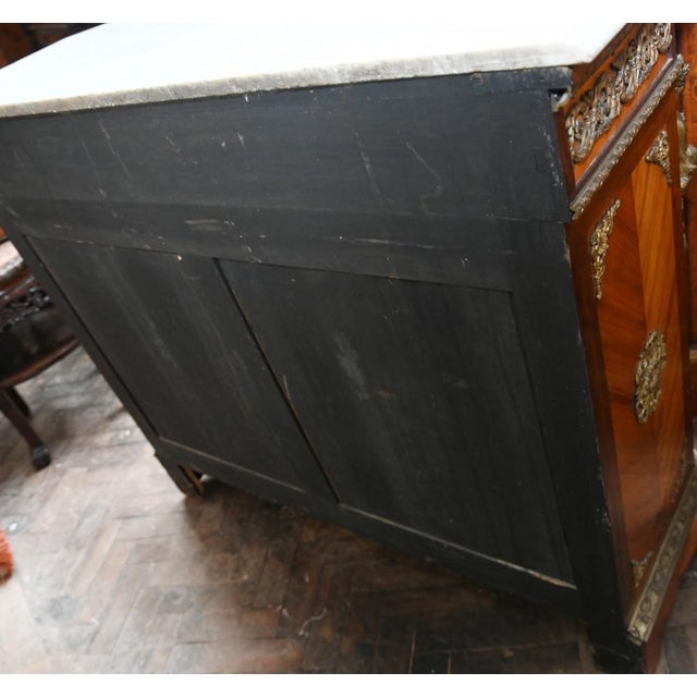 Napoleon III Kingwood Cabinet with Sevres Plaques Chest, 1860 For Sale - Image 17 of 18