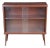 Mid Century Modern Bookcase Curio Display Cabinet W Sliding Glass Doors MCM For Sale