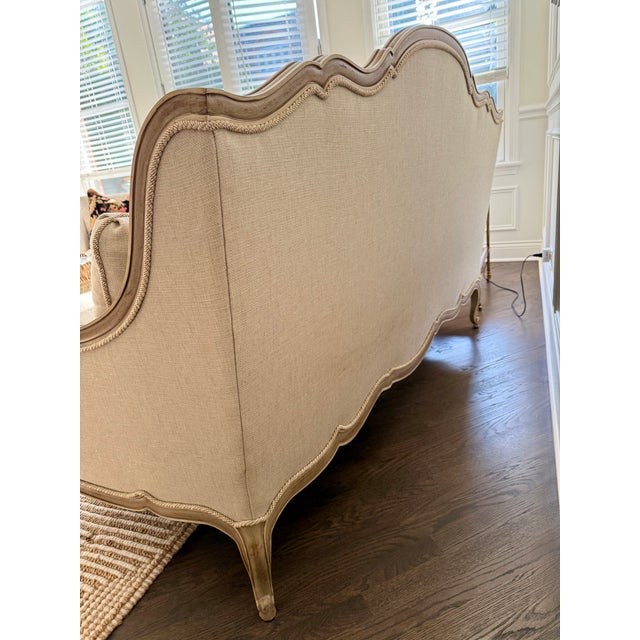 Highland House Highland House American-Made French Provincial Settee Sofa For Sale - Image 4 of 6