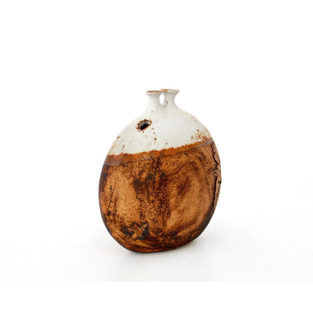 1970s Isabel Parks Ceramic Vessel or Weed Pot Signed Parks Hickory Grove Studios For Sale In Chicago - Image 6 of 13