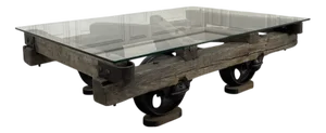 Miner Cart Coffee Table, 1990s