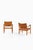 Wood Easy Chairs in Beech Wood, 1950s, Set of 2 For Sale - Image 7 of 12