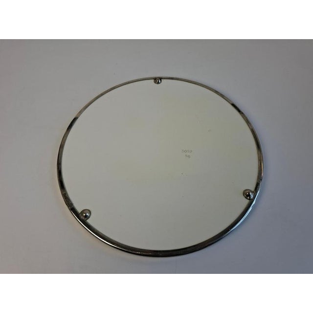 Art Deco Porcelain Tray with Plum Motif and Metal Rim, Czechoslovakia, 1930s For Sale - Image 10 of 13