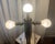 Metal Noel b.c Brass and Chrome Table Lamp Italy 1970's For Sale - Image 7 of 11
