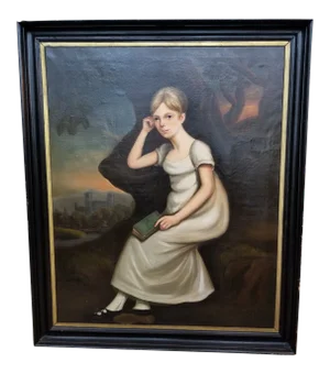 American Folk Art Portrait