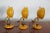 1960s Yellow Jeep Wall Lights by Cesare Leonardi and Franca Stagi for Lumenform, Set of 3 For Sale - Image 5 of 13