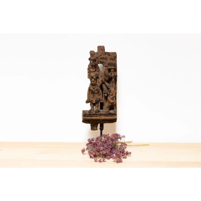 Ancient Indian Temple Parvati Carving For Sale - Image 10 of 10