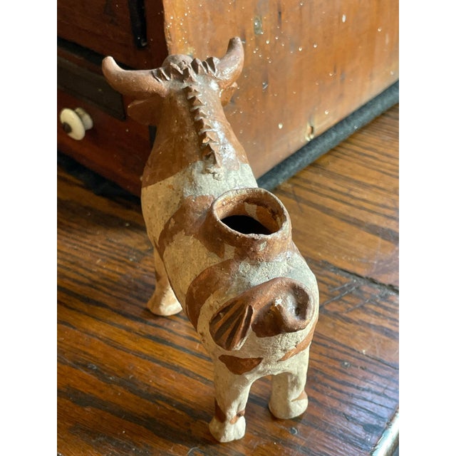 Antique Peruvian TORITA DE PUCARA Incan Ritual Vessel- Museum Deaccession For Sale In Pittsburgh - Image 6 of 7