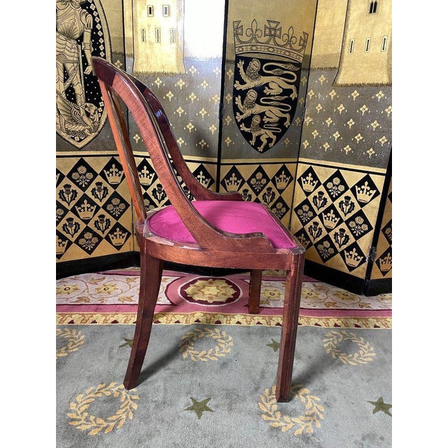 Art Deco Gondola Chairs, Set of 6 For Sale - Image 3 of 9