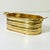 Mid 20th Century Mid-Century Boho Chic Hollywood Regency Arts & Crafts Oval Bras Planter With Flora Cast Handles For Sale - Image 5 of 11