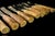 Vintage J Fraser Horncraft of Braemar Scottish Stag Handled Butter Knife m - Set of Eight For Sale - Image 10 of 10