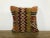 Turkish Zig Zag Design Handwoven Kilim Pillow For Sale In Phoenix - Image 6 of 6