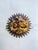 Brown 1960s Juliana D&E Sunburst Brooch & Matching Earrings • Chalk White/Topaz Book Set, 3 Pieces For Sale - Image 8 of 9