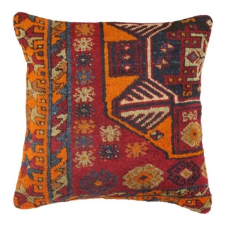 Pasargad DC Vintage Hand Knotted Rug Turkish Pillow For Sale