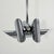 Chromed Structural Pendant Lamp by Oscar Torlasco for Stilkronen, 1960s For Sale - Image 6 of 10