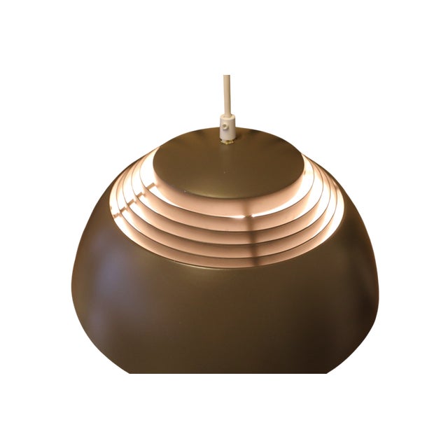 AJ Royal Pendant Lights in Metal by Arne Jacobsen for Louis Poulsen, 1960s, Set of 2 For Sale - Image 12 of 15
