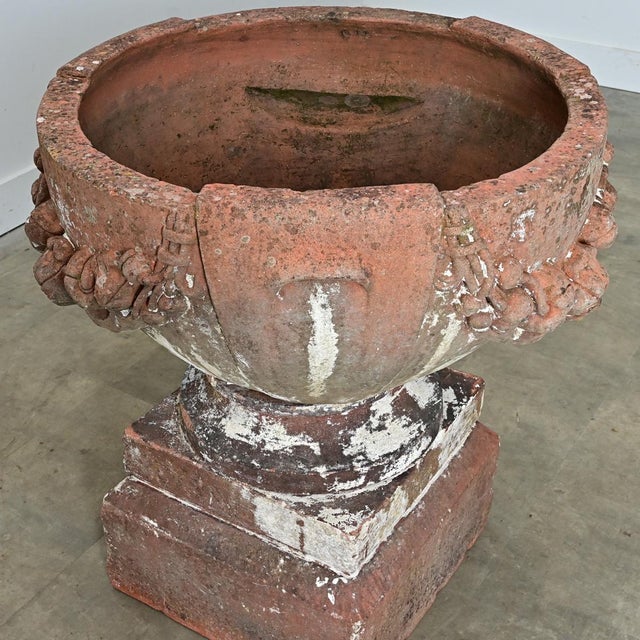 Early 20th Century English Compton Terracotta Pot on Pedestal For Sale - Image 10 of 12