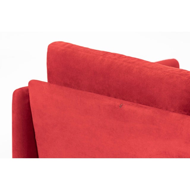 Vintage Italian Modern Red Simone Sofa by Simon International, Italy, Circa 1972 For Sale - Image 16 of 18