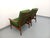 Vintage Scandinavian Chairs in Teak and Green Fabric, 1960s, Set of 2 For Sale - Image 12 of 18