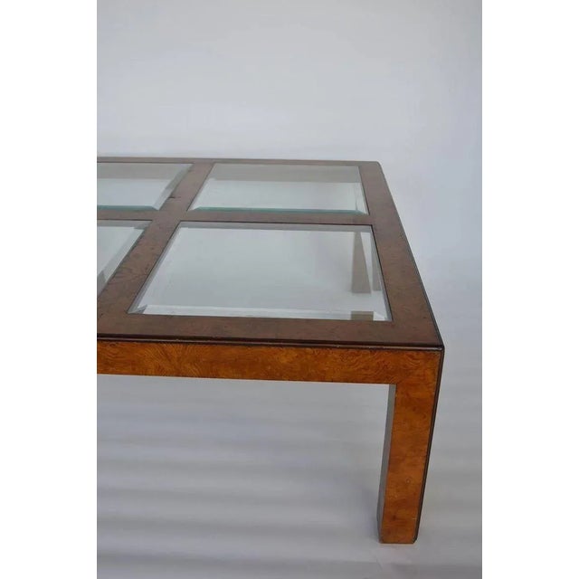 John Widdicomb walnut coffee table.