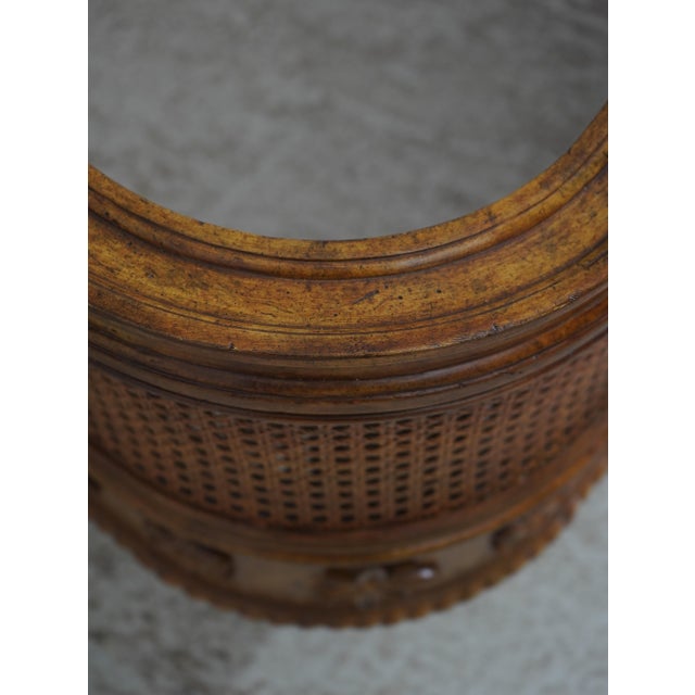 Maitland Smith King Size French Style Cane Bed For Sale - Image 9 of 18