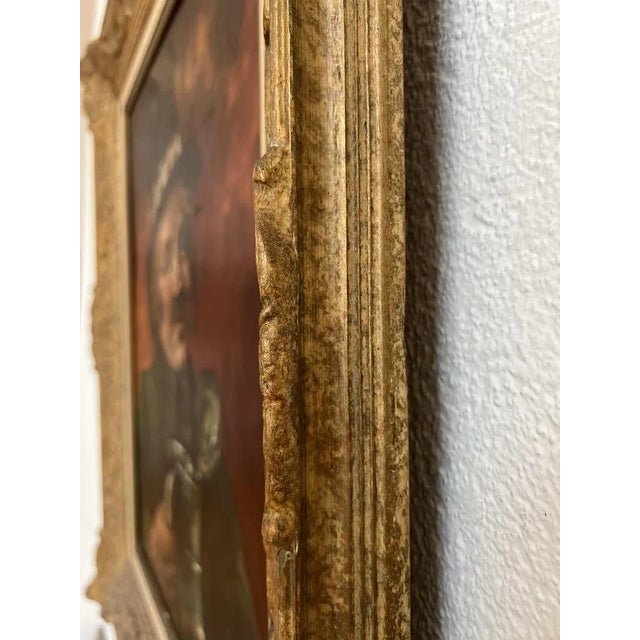 I. Tomig, L'homme et la chope de bière, Oil on Canvas, Framed For Sale - Image 10 of 12