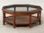 Traditional Vintage Hexagon Wooden Coffee Table For Sale - Image 3 of 5