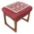 G Plan Attributed Quadrille Ottoman + Vanity Stool in Afromosia, 1964 For Sale