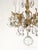 Brass Antique 5 Light Sensational Shinning Swanky Brass Cut Lead Crystal Chandelier ~ Rewired ~ Restored ~ Rejuvenated ~ Ready to Hang ~ For Sale - Image 8 of 12