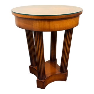 Baker Round Side Table For Sale