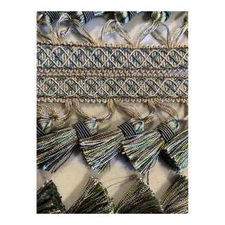 Fabric Trim With Tassels- 2 Pieces-6 Yards For Sale