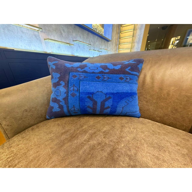 Textile Vintage Lumbar Rug Pillow Cover For Sale - Image 7 of 11