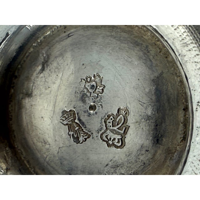 Antique French Paris Large Sterling Silver Beaker Goblet or Cup | 18th C For Sale - Image 9 of 9