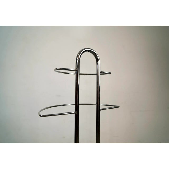 1970’s Mid-Century Modern Art Deco Chrome Rack / Valet For Sale - Image 9 of 12