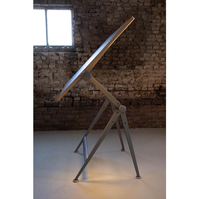 Dutch Drafting Table by Friso Kramer & Wim Rietveld for Ahrend De Cirkel, 1959, 1960 For Sale - Image 9 of 18