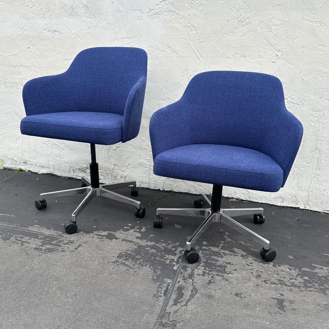 Steelcase for West Elm Sterling Conference Office Chairs, Set of Six For Sale - Image 9 of 12