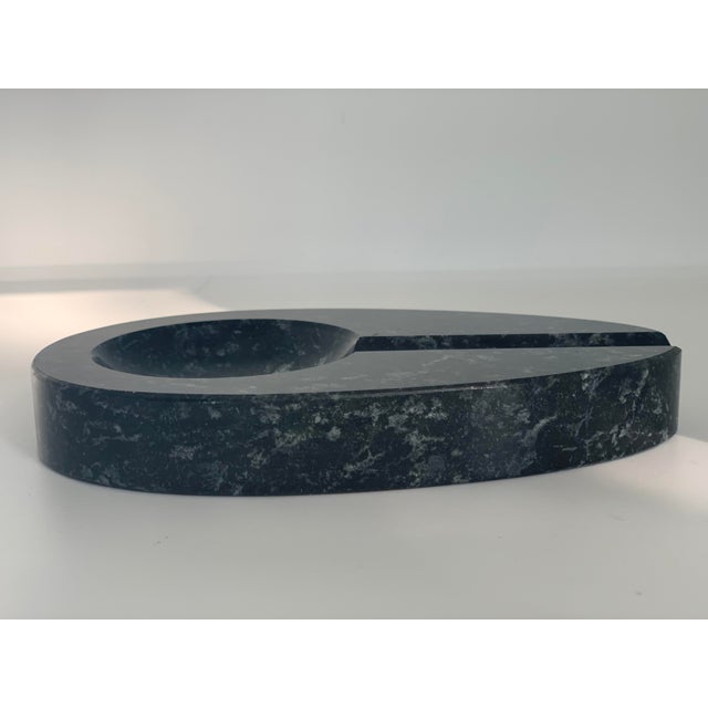 Vintage Mid-Century Modern Italian Marble Cigar, Pipe, Cigarette Ashtray For Sale - Image 4 of 12
