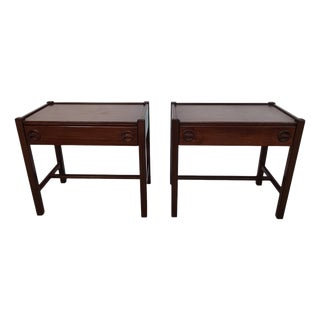 Bedside Tables by Jacques Hauville, 1960s, Set of 2 For Sale