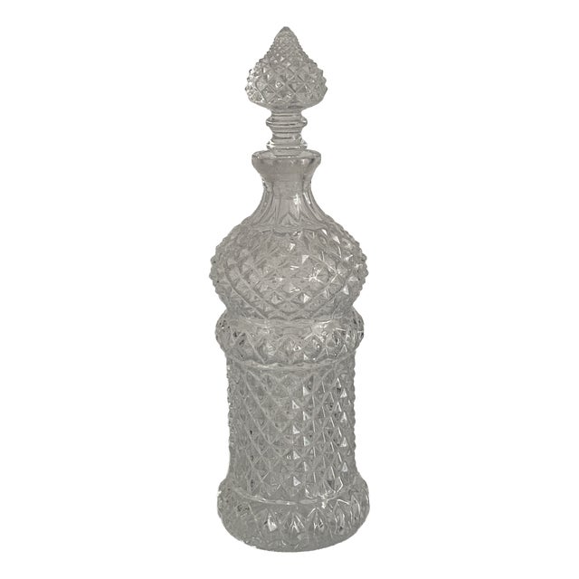 Vintage Crystal Decanter, 1970s For Sale