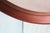 1950s Danish Mid Century Modern Round Solid Teak Mirror With Leather Strap 31" For Sale - Image 6 of 7