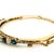 Blue Estate 6.00 Carat Diamond & Sapphire Hinged Bangle Bracelet For Sale - Image 8 of 10