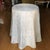 1970s Trompe L’oeil Skirted White Side Table For Sale - Image 5 of 5