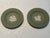 This pair of vintage Wedgewood Jasperware trinket dishes are a rare find. They are from the 1950s and are being offered by...