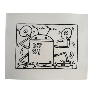 Keith Haring (1958-1990), Dj 84, 1983, Copyright Keith Haring Foundation, Licensed by Artestar New York, Printed in the Uk For Sale