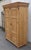 Pine Two Door Six Panel Armoire For Sale - Image 4 of 18
