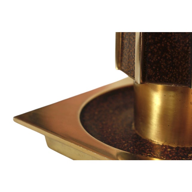 Metal Mid Century Modern Table Lamps, a Pair For Sale - Image 7 of 9