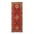 Rust Persian Hand Knotted Antique Heriz Runner For Sale